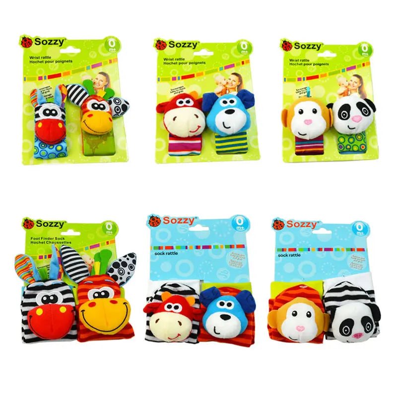 Baby Rattle Wrist Toys 0-12 Months