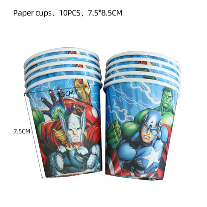 Avengers Birthday Party Supplies Set