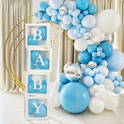 1st Birthday Balloon Box Decor