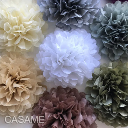 15cm Tissue Paper Pom-pom Party Décor Pack