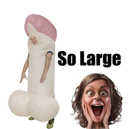 Adult Inflatable Penis Costume - Sexy Funny Party Dress