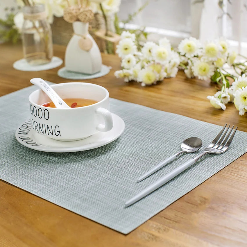 Waterproof PVC Placemats - Set of 6