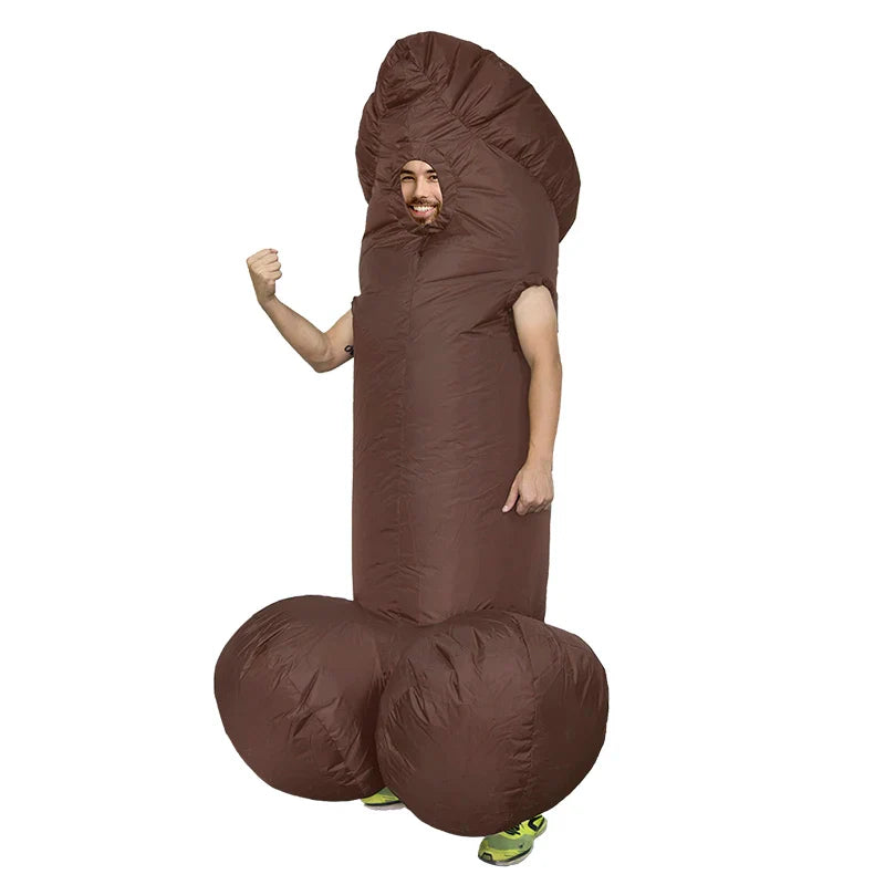 Adult Inflatable Penis Costume - Sexy Funny Party Dress