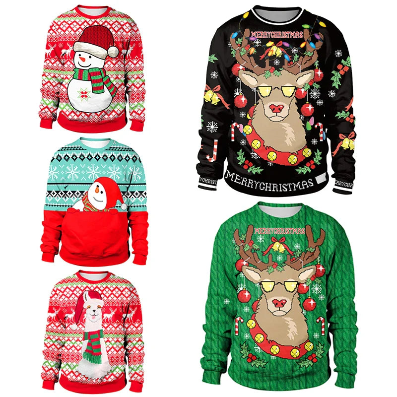 Christmas Sweater - Santa & Elf