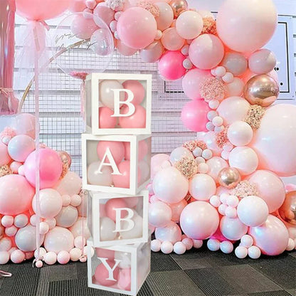 1st Birthday Balloon Box Decor