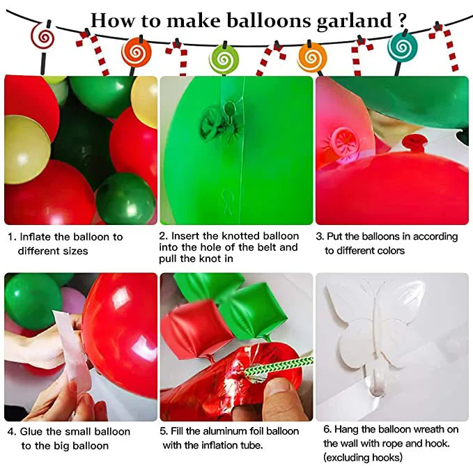 Christmas Balloon Arch Kit