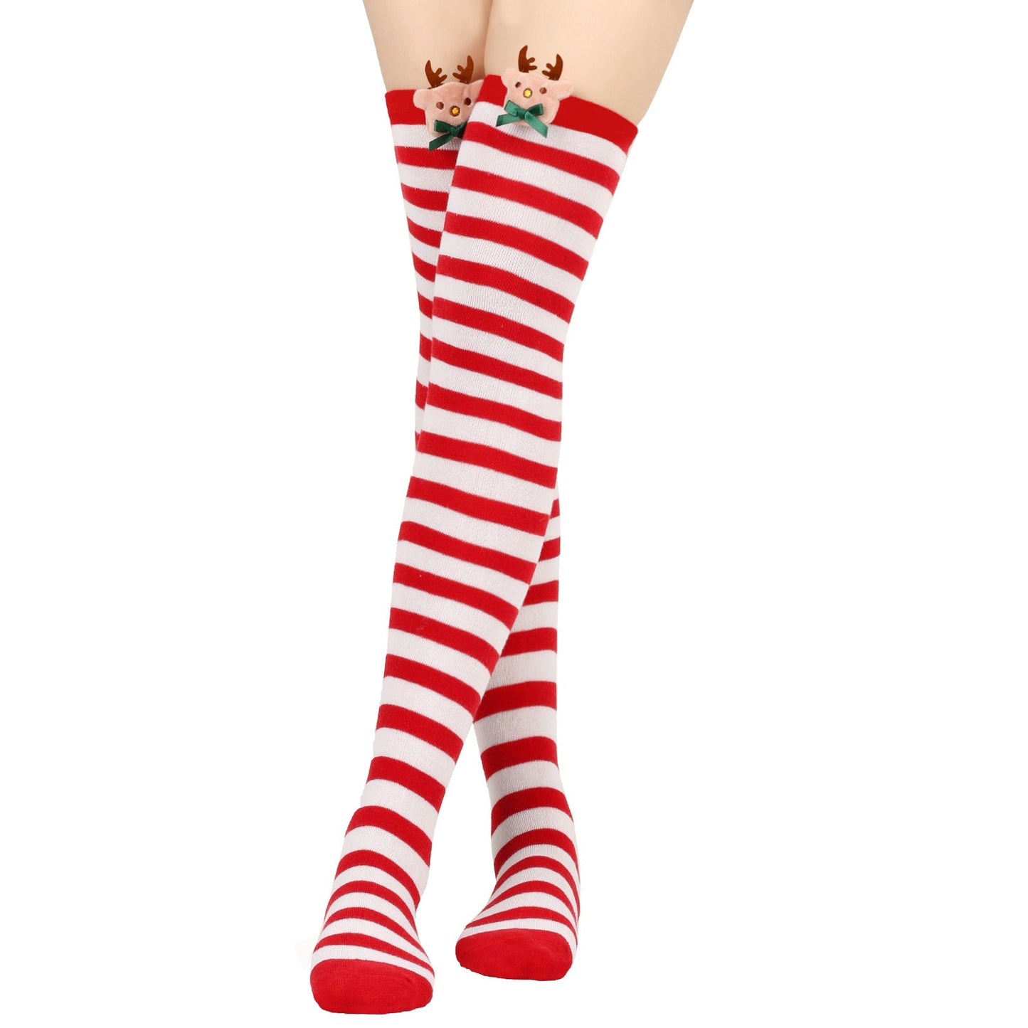 Christmas Doll Over-the-knee Stockings