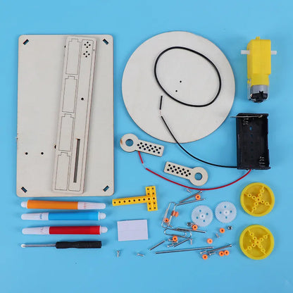 DIY Wooden Electric Plotter Robot Kit