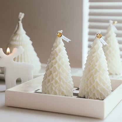 Christmas Tree Scented Candles - Handmade Decorations