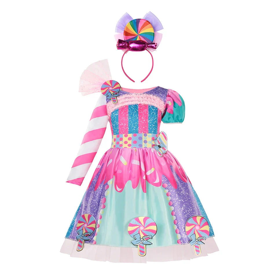 Kids Candy Dress Costume