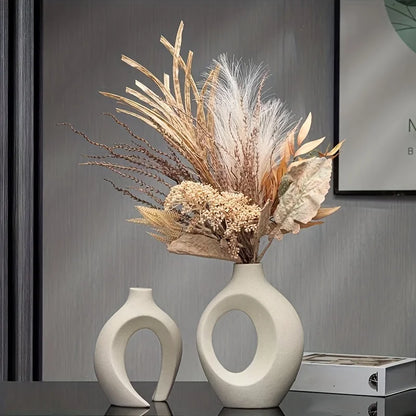 Modern Ceramic Vase Set - Nordic Boho Style