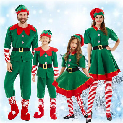 Christmas Elf Costume Set - Family Matching Outfits