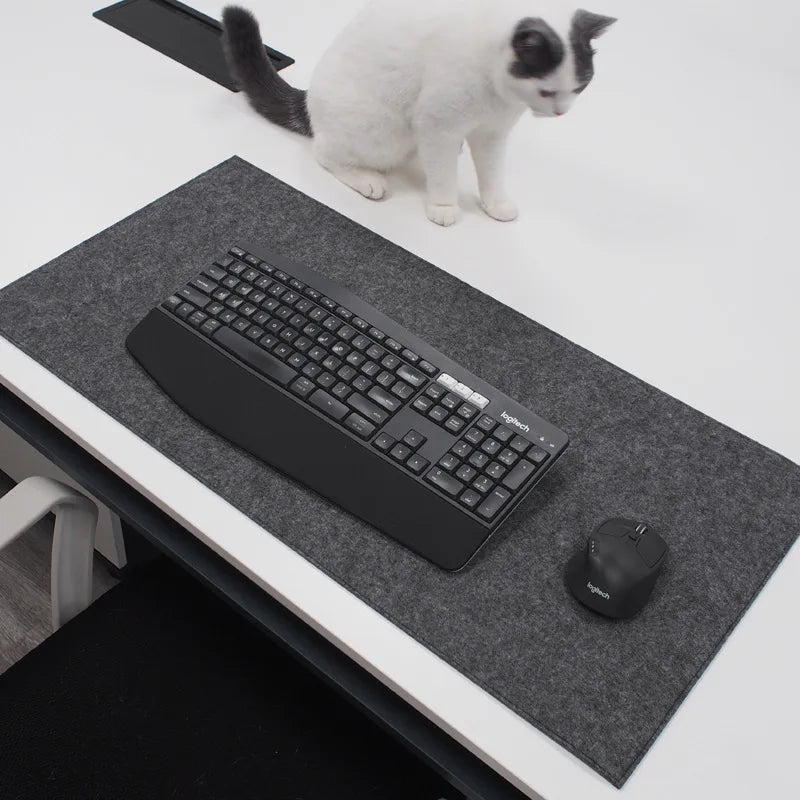 XXL Gaming Mouse Pad - Wool Felt Desk Mat