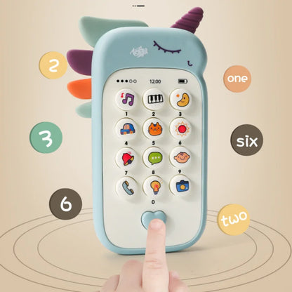 Baby Music Phone Toy with Teether