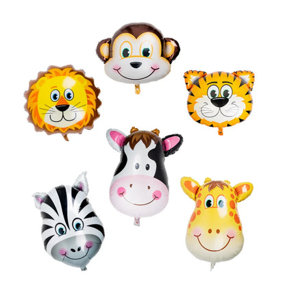 Jungle Animal Foil Balloon Set