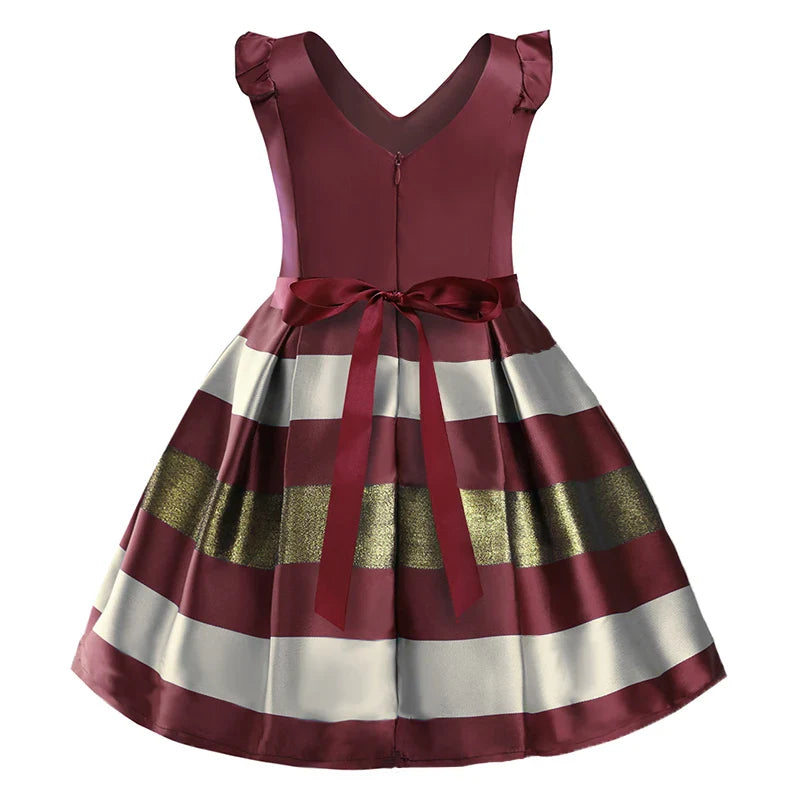 Princess Striped Baby Dress