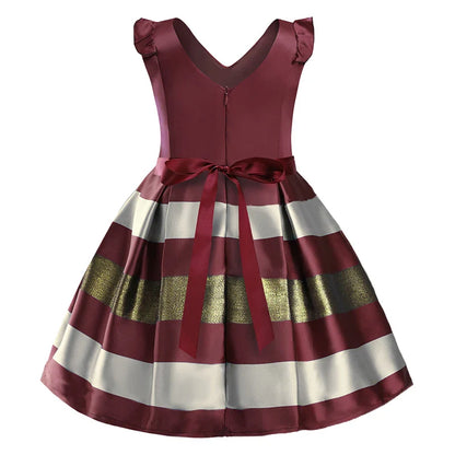 Princess Striped Baby Dress