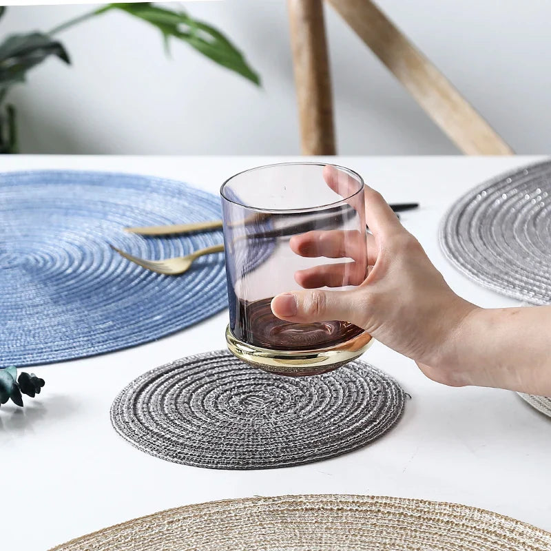 Anti-Slip Round Table Mats Set