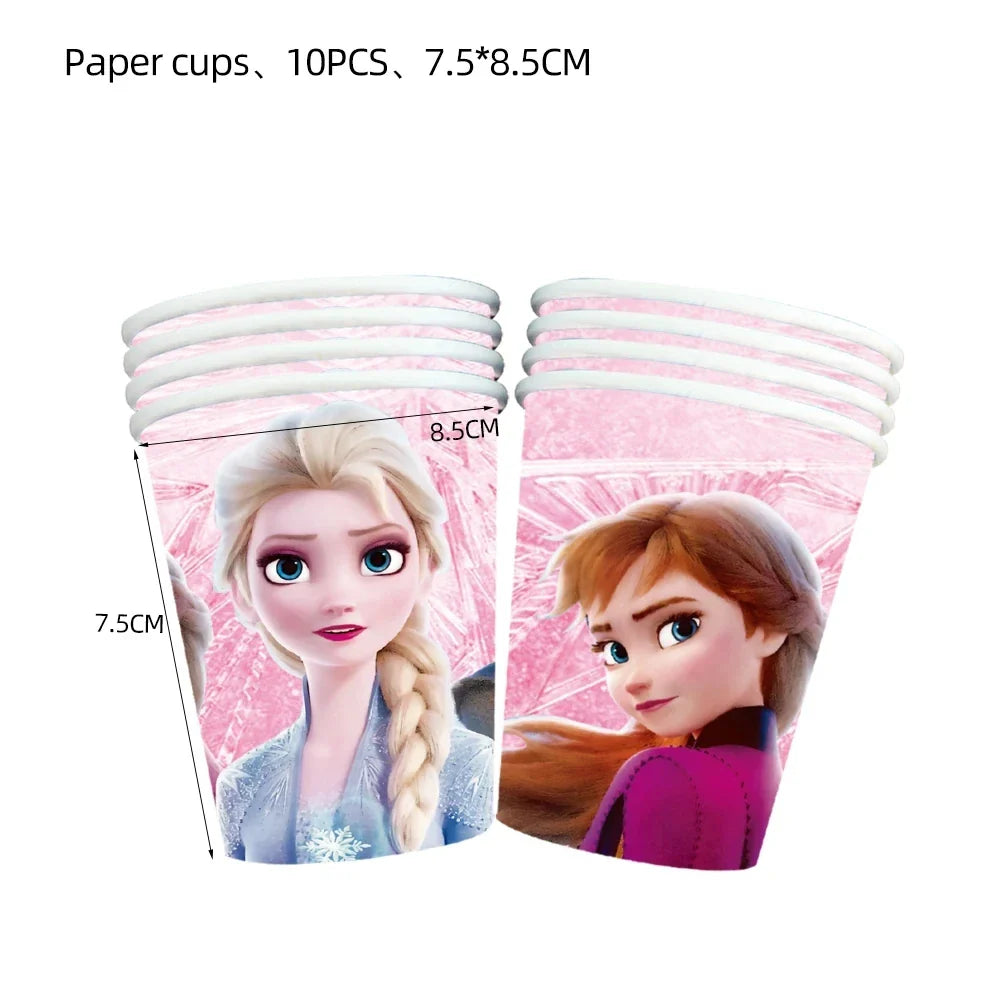 Frozen Theme Party Supplies - Elsa and Anna Decoration