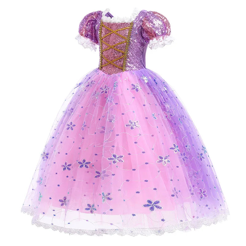 Girls Princess Cosplay Halloween Ball Dresses