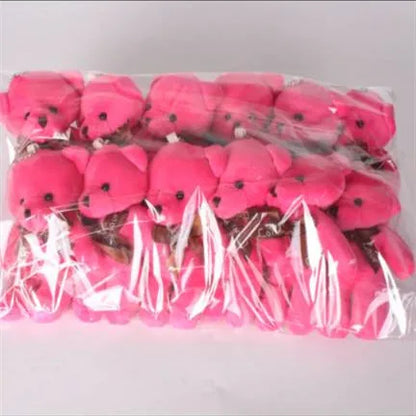 12Pcs Mini Teddy Bear Plush Toys