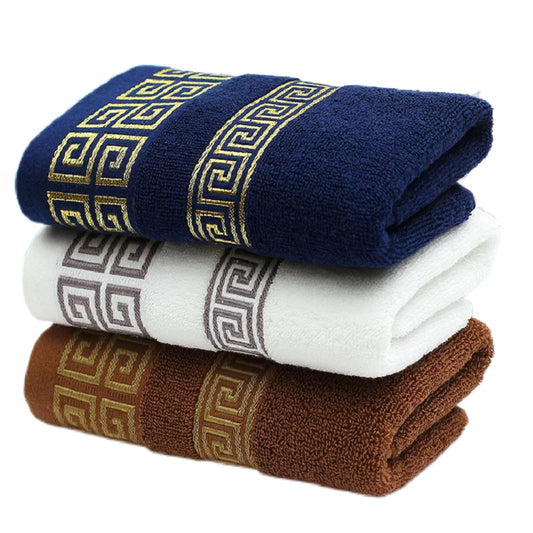 Luxury 100% Cotton Face & Bath Towels Set