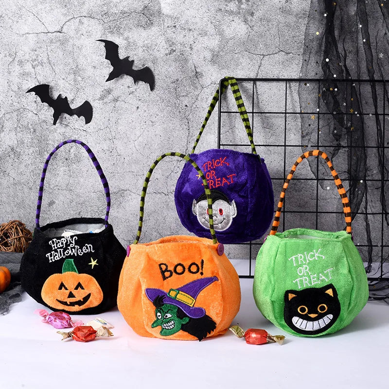 Happy Halloween Pumpkin Candy Bag