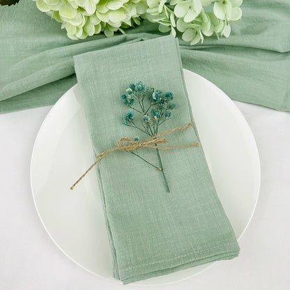 Rustic Blue Cotton Napkin Set