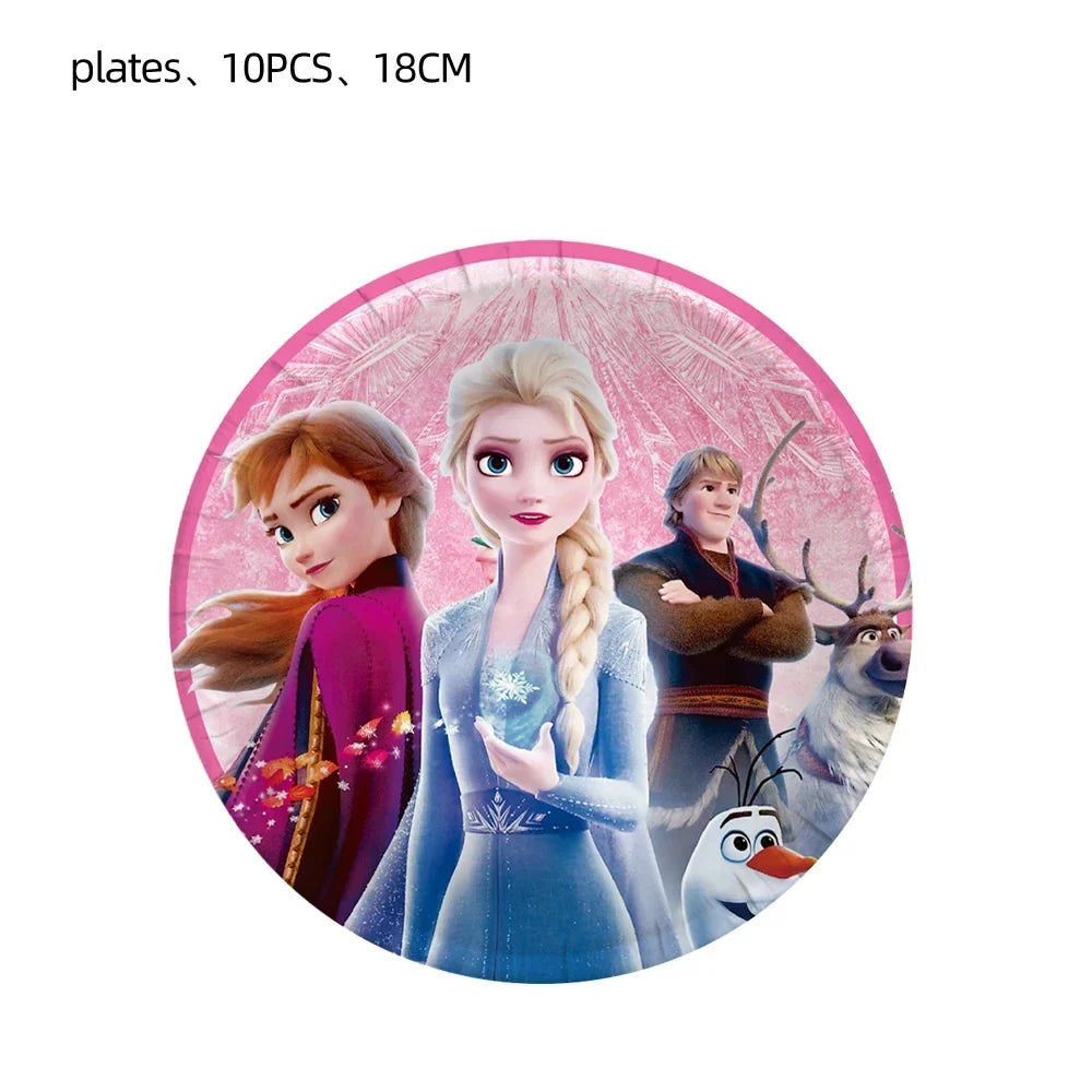 Frozen Theme Party Supplies - Elsa and Anna Decoration