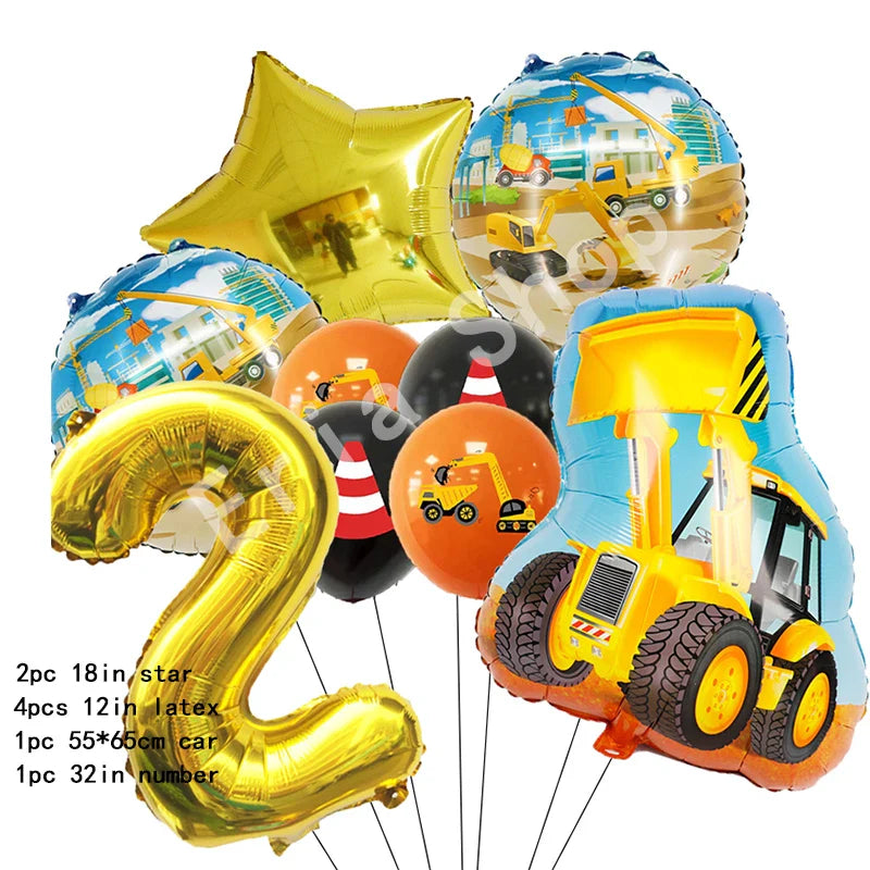 Construction Tractor Theme Party Supplies