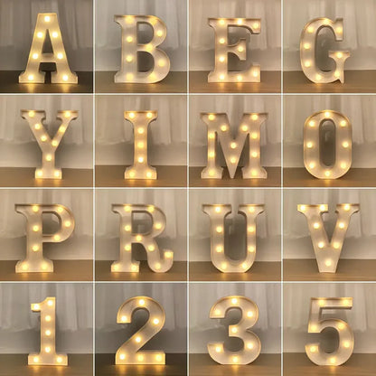 LED Alphabet Letter Lights