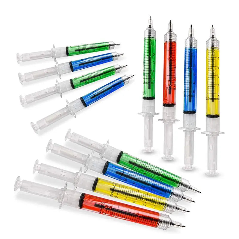 Syringe Pens Set - Novelty Medical Ballpoint Pens