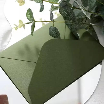 5pcs Kawaii Green Envelopes Pack