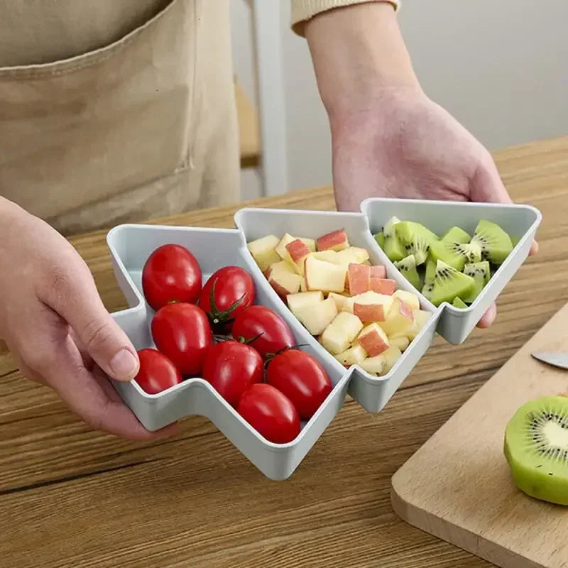 Christmas Tree Shape Candy Snacks Bowl