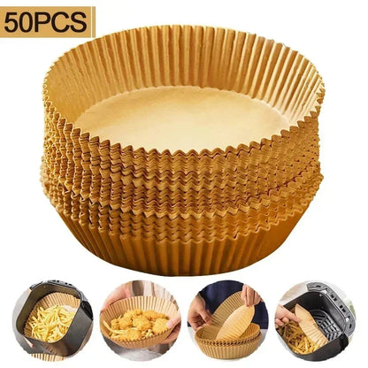 50Pcs Air Fryer Oil-Proof Liners