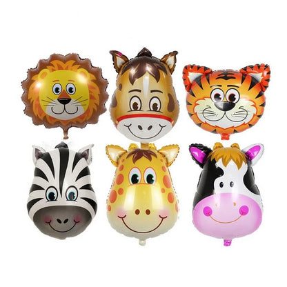 Jungle Animal Foil Balloon Set