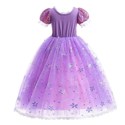 Girls Princess Cosplay Halloween Ball Dresses