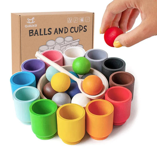 Montessori Rainbow Color Sorting Toy