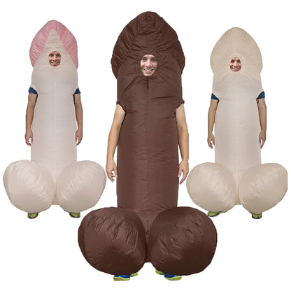 Adult Inflatable Penis Costume - Sexy Funny Party Dress