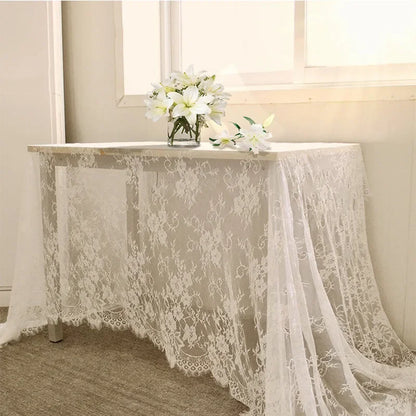 Rustic Wedding Lace Tablecloth