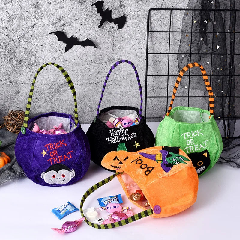 Happy Halloween Pumpkin Candy Bag