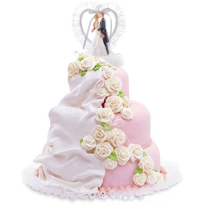 Bride & Groom Wedding Cake Topper