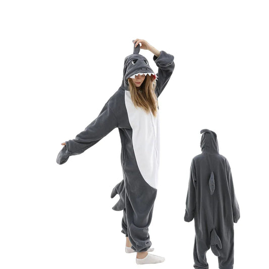 Pyjama Kigurumi Requin Gris