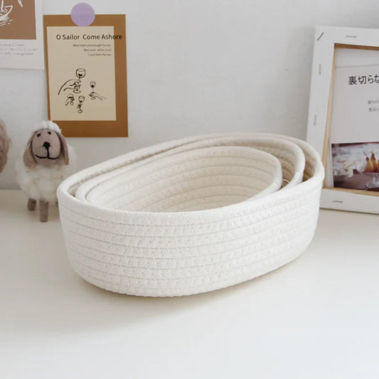 Nordic Cotton Rope Storage Baskets