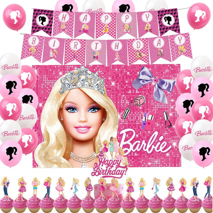 Princess Theme Birthday Party Supplies Set