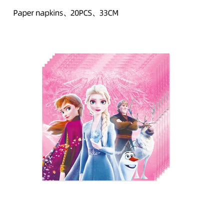 Frozen Theme Party Supplies - Elsa and Anna Decoration