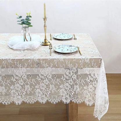 Rustic Wedding Lace Tablecloth