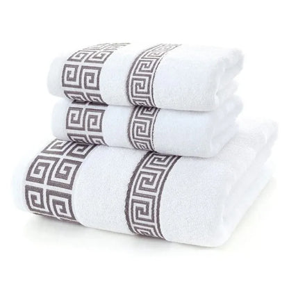 Luxury 100% Cotton Face & Bath Towels Set