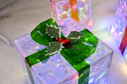 LED Lighted Gift Boxes Set