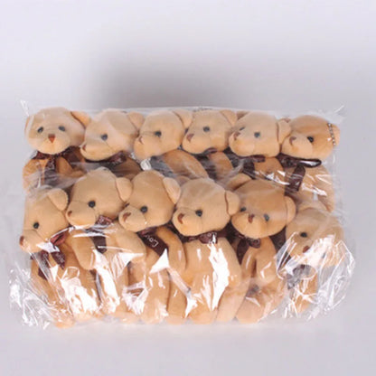 12Pcs Mini Teddy Bear Plush Toys